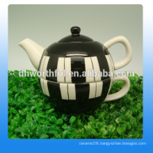 Creative ceramic teapot and cup in one with fashionable style